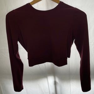 Plank to pike long sleeve Everlux size 6 garnet
